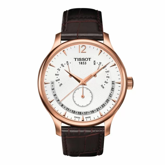 Tissot Tradition T063.637.36.037.00 – Nam – Quartz (Pin) – Mặt Số 42 Mm